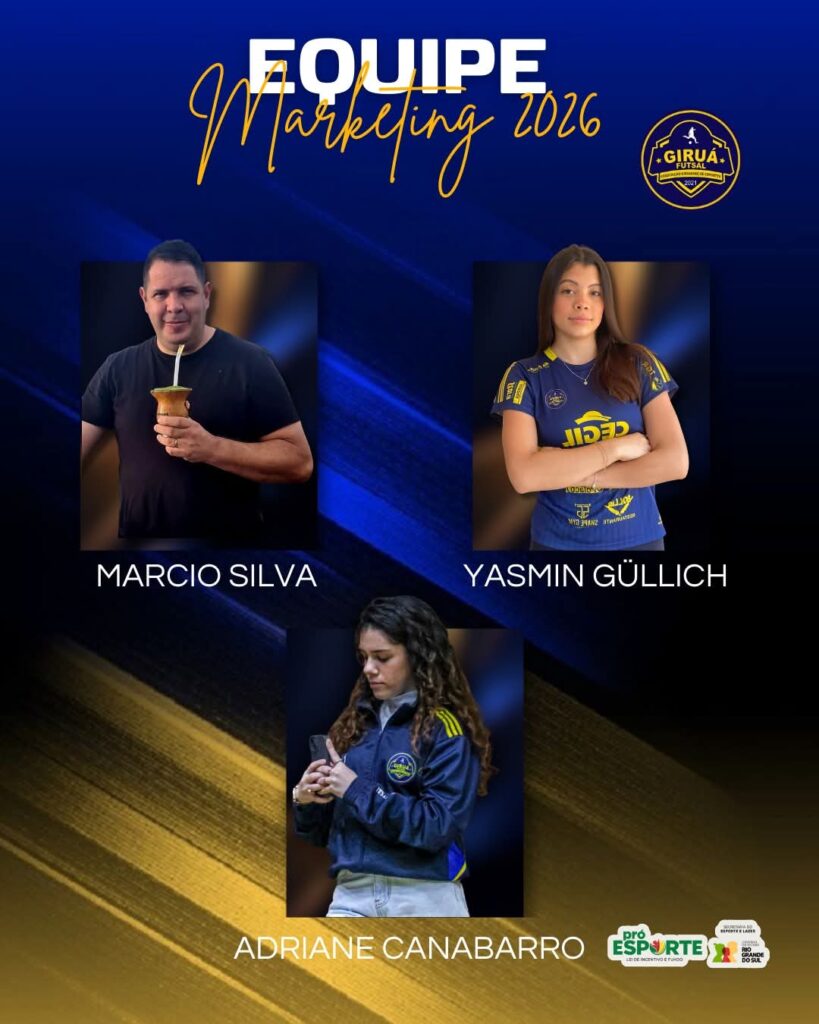 Equipe de Marketing Marcio Silva - Yasmin Gullich e Adriane Canabarro