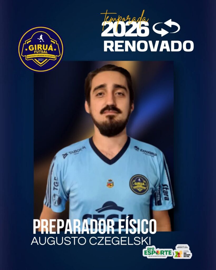 Preparador Físico Augusto Czegelski