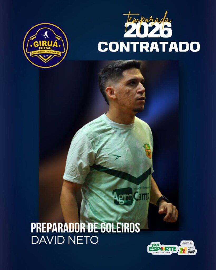 Preparador de Goleiros David Neto